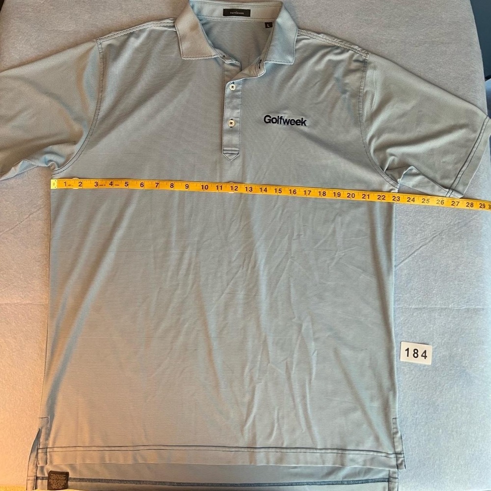 Men's Gold Week Turtleson Polo Size Large Polo Excellent Condition